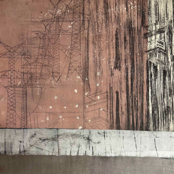 Druckgrafik der Künstlerin Hilda van Overveld-Priew