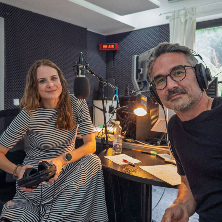 Öffnet die Seite 'Zu Besuch bei CityRadio GL' Nicole Mrziglod und Nikolai Plößer bei CityRadio GL
